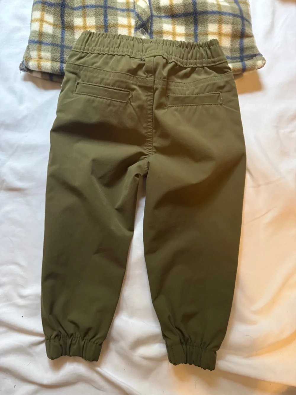 Boys Eddie Bauer (2-pc) Flannel Fleece Set (18 mos)